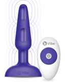 B-Vibe Butt Plug Purple B-Vibe Trio Remote Control Silicone Vibrating Plug - Various Colours