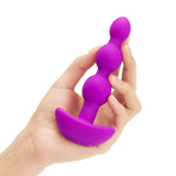 B-Vibe Anal Beads B-Vibe Triplet Vibrating Silicone Triple Anal Beads - Various Colours