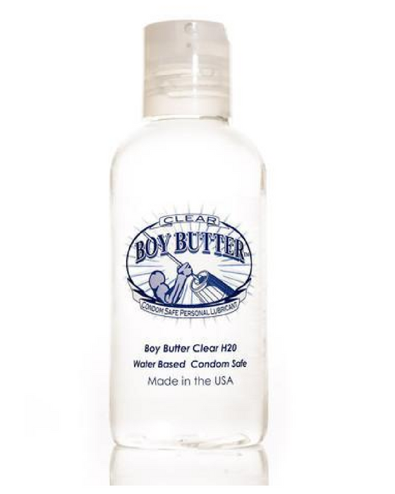 Boy Butter Lubricant Boy Butter Clear Water Based Lubricant with Invisagel 4 oz
