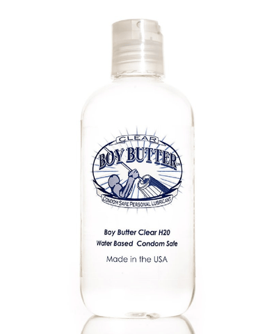 Boy Butter Lubricant Boy Butter Clear Water Based Lubricant with Invisagel 8 oz