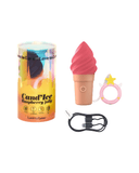 Lovely Planet Vibrator Cand'Ice Raspberry Jolly Silicone Ice Cream Cone Vibrator
