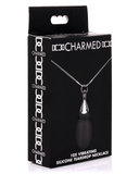 XR Brands Vibrator Charmed Black Pendant Vibrator Necklace
