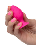 CalExotics Butt Plug Cheeky Probe: 2 Graduated Textured Silicone Anal Plugs - Pink