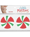 Kheper Games Pasties Christmas Candy Swirls Edible Nipple Pasties  - Spearmint