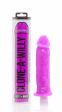 Empire Laboratories Dildo Clone A Willy Vibrating Silicone Penis Casting Kit - Neon Purple