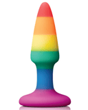 NS Novelties Anal Toy Colours Pride Edition Silicone Butt Plug - Mini Rainbow