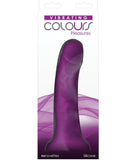 NS Novelties Dildo Colours Realistic 7 Inch Silicone Vibrating Dildo - Purple