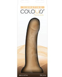 NS Novelties Dildo Colours Realistic 7 Inch Silicone Vibrating Dildo - Vanilla