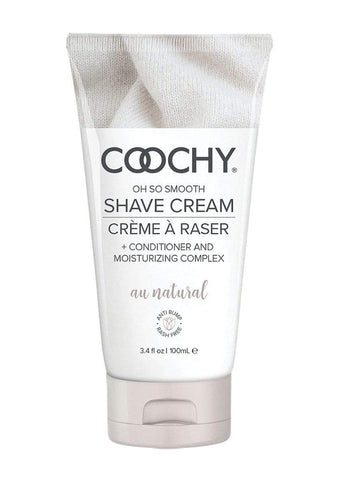 Classic Brands Shaving Lotion 3.4 oz Coochy Oh So Smooth Shave Cream - Au Natural (Fragrance Free)