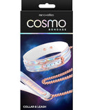 NS Novelties Restraints Cosmo Bondage Holographic Collar and Leash