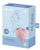 Satisfyer Vibrator Cutie Heart Beginner Air Pulsation Clitoral Vibrator - Pink