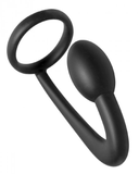 XR Brands Prostate Massager Explorer Silicone Cock Ring and Prostate Plug
