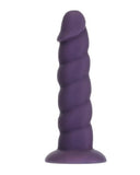 BMS Enterprises Dildo Fantasy Purple Unicorn Horn 7 Inch Silicone Dildo