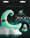 NS Novelties Vibrator Firefly Dream: Moon Shaped Glow-in-the-Dark Air Pulsation Vibrator