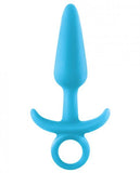 NS Novelties Butt Plug Blue Firefly Prince Glow In The Dark Silicone Butt Plug - Small
