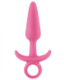 NS Novelties Butt Plug Pink Firefly Prince Glow In The Dark Silicone Butt Plug - Small