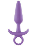 NS Novelties Butt Plug Purple Firefly Prince Glow In The Dark Silicone Butt Plug - Small