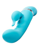 CalExotics Rabbit Vibrator Foreplay Frenzy Silicone Rabbit Vibrator - Blue