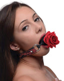 Full Bloom Silicone Ball Gag with Rose