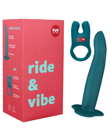 Fun Factory Gift Set Fun Factory Ride & Vibe Cock Ring + Dildo Kit