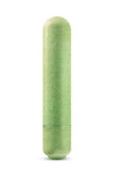 Blush Novelties Vibrator Gaia Biodegradable, Recyclable Eco Bullet Vibrator - Green