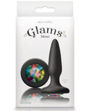 NS Novelties Anal Toy Glams Rainbow Gemstone Silicone Anal Plug - Small