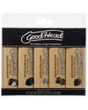 Doc Johnson Lubricant GoodHead Slick Head Assorted Chocolate Flavored Glide 5 pk