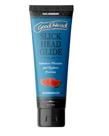 Doc Johnson Oral Sex Aid GoodHead Slick Head Flavored Glide - Watermelon 4 oz