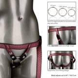 CalExotics Harness Her Royal Harness™ The Regal Duchess Strap-on Harness - Red