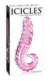 Pipedream Products Dildo Icicles No 24 Glass G-Spot Dildo - Pink