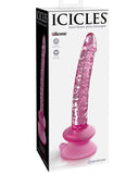 Pipedream Products Dildo Icicles No 86 Glass G-Spot and P-Spot Dildo with Suction Cup