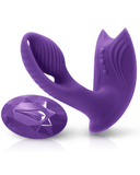 NS Novelties Rabbit Vibrator Inya Bump-N-Grind Warming Dual Stimulation Vibrator - Purple