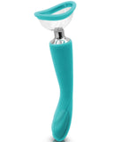 NS Novelties Vibrator Inya Double Ended Suction Pump and G-Spot Vibrator - Teal