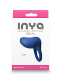 NS Novelties Cock Ring Inya Regal Vibrating Silicone Cock Ring - Blue