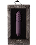 Je Joue Vibrator Je Joue Duet Large Rumbly Textured Bullet Vibrator - Purple