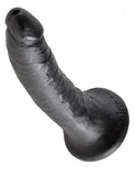 Pipedream Products Dildo King Cock 7 Inch Suction Cup Dildo - Black