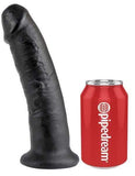 NaughtyNorth King Cock 9 Inch Suction Cup Dildo - Black