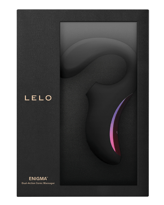 LELO Vibrator LELO Enigma Dual Stimulation Sonic Massager - Black