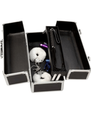 BMS Enterprises Storage Lockable Sex Toy Storage Case Large Double Tiered - Black