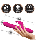 Blush Novelties Vibrator Lush Kira Warming Rabbit Vibrator - Pink
