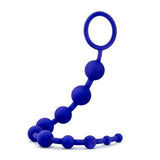 Blush Novelties Anal Beads Luxe Silicone 10 Anal Beads - Indigo