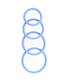 Sportsheets O Rings Merge Periwinkle O-Ring Set for Strap-on Harnesses