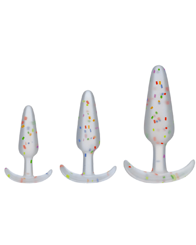 Maia Toys Butt Plug Mood Pride Anal Trainer Silicone Set - 3 Sizes