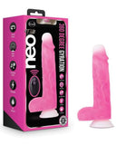 Blush Novelties Dildo Neo Elite Roxy 8 Inch Gyrating Dildo - Pink