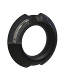 Doc Johnson Cock Rings Black Optimale Flexisteel Silicone and Metal Small Cock Ring 35 mm