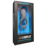 Doc Johnson Cock Ring Slate Optimale Rechargeable Vibrating Silicone Cock Ring
