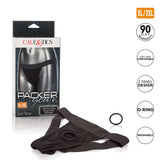 CalExotics Harness Packer Gear Black Plus Size Jock Strap Packing Harness Size XL - 2X
