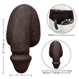 CalExotics Packer Packer Gear Silicone Packing Penis 4 Inch - Black