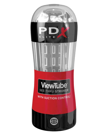 Pipedream Products Masturbator PDX Elite ViewTube See-Thru Penis Stroker