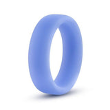 Blush Novelties Cock Ring Performance Silicone Glo Cock Ring - Blue